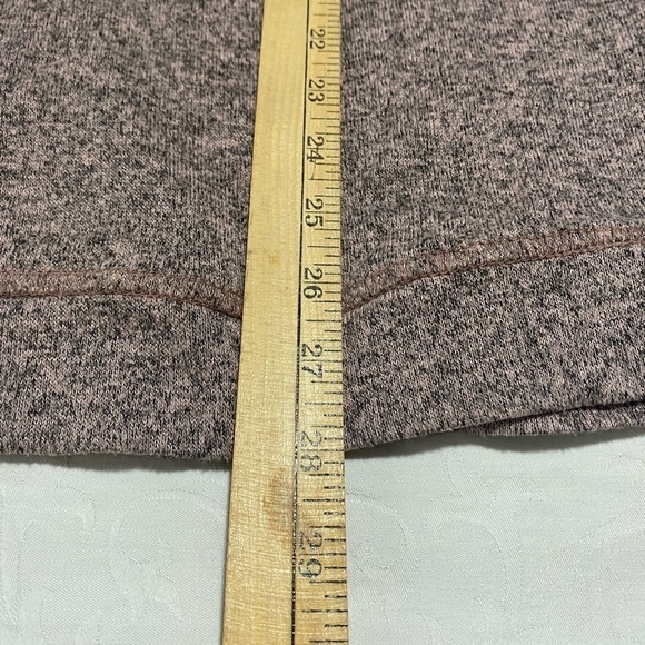 Ginger G Pink-ish with Gray Specks Women's Turtleneck Light Knit Sweater Size L - Picture 8 of 9